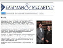 Tablet Screenshot of eastmanmccartney.com